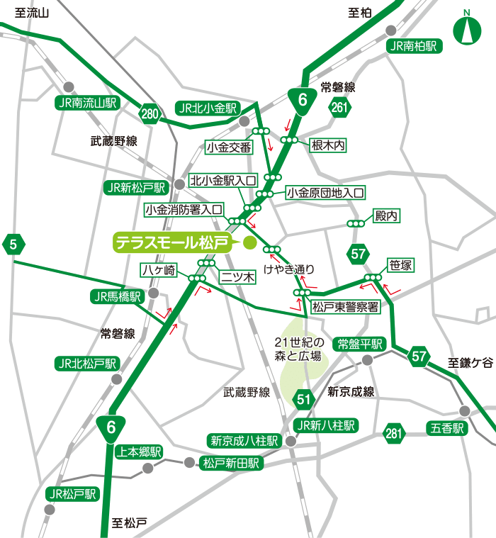 千葉県道57号千葉鎌ケ谷松戸線