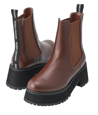 バッグロゴサイドゴアブーツ